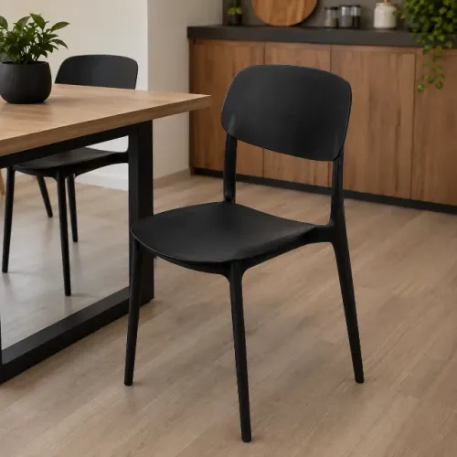 Cadeira Preta Moderna - Conforto e Estilo para sua Casa ou Escritório