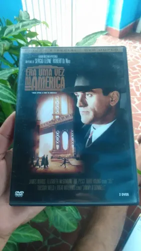 DVD original duplo era uma vez na América ótimo estado.