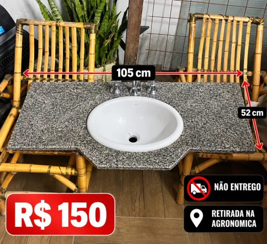 Pia de banheiro