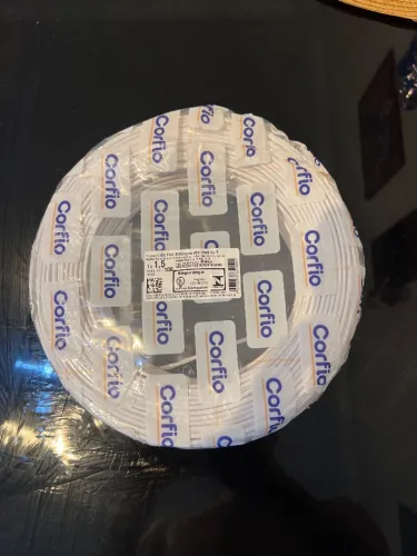 Rolo cabo flexível 750v 1,5mm - CORFIO BRANCO