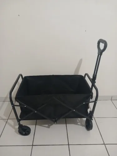 Carrinho Dobrável Grande Praia Camping Apartamento Casa 150KG