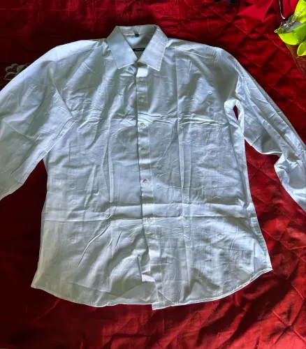 Camisa social Masculina Manga longa lisa ,confortável, Tamanho (G) pra sair logo