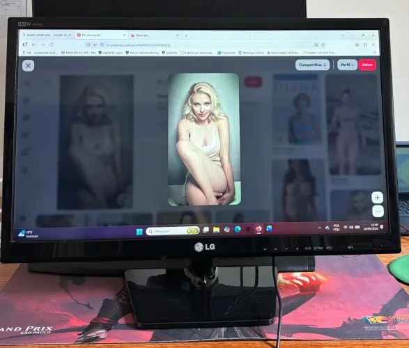 Monitor TV LG 24? M2431D-PS - HDMI, VGA e TV - Perfeito estado!