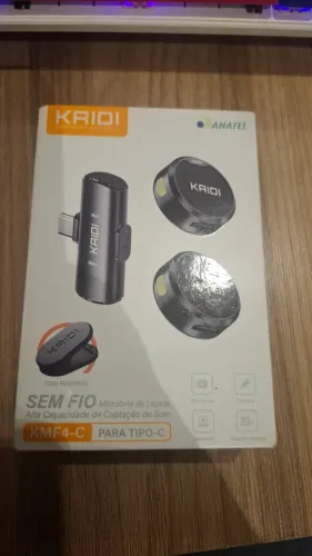 Micfrofone lapela com imã tipo C