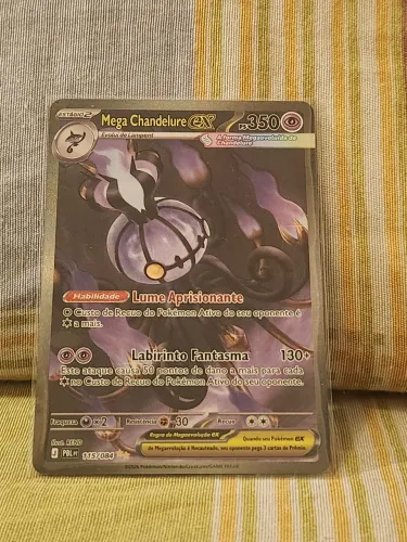 Card Pokémon Mega Chandelure ex 115/084 - (NM)