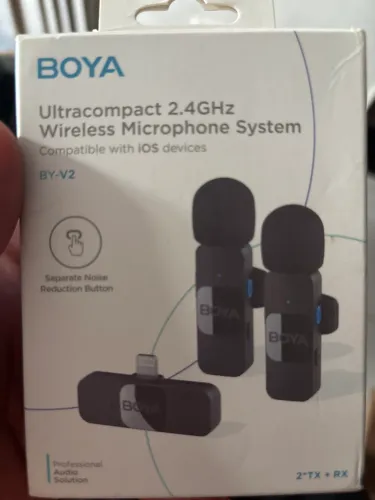 Microfone de lapela profissional 