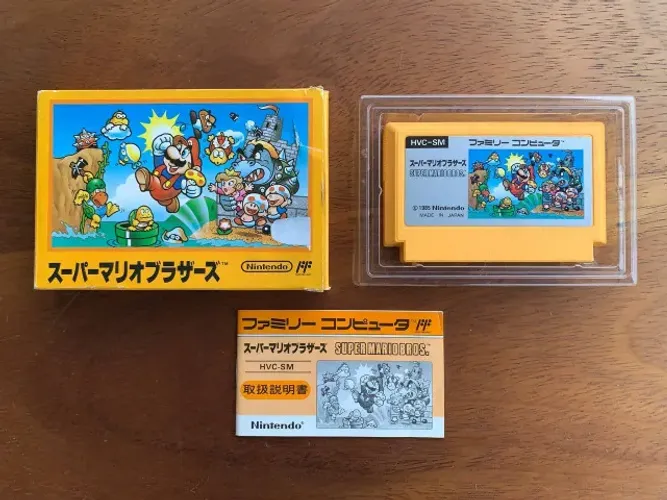 SUPER MARIO BROS - Jogo original para FAMICOM / NINTENDINHO / NES