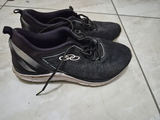 Tênis olimpikus Day cinza chumbo preto 38
