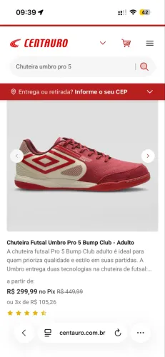 Chuteira Umbro