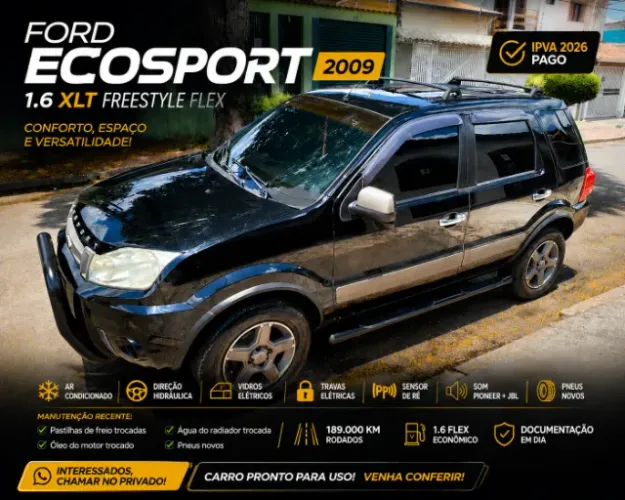 Ford Ecosport XLT Freestyle 1.6 Flex 8V 5P 2009