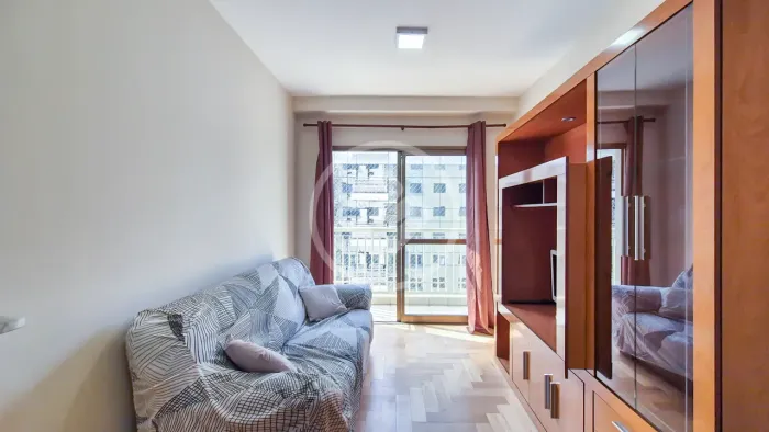 Apartamento Mobiliado para locação, 64m2, 02 Dormitórios e 01 Banheiro no Centro Alphavill