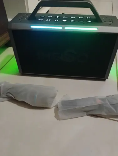 Imenso x54 caixa som bluetooth pendrive karaoke melhor JBL LG xboom Aiwa sabala Basike 