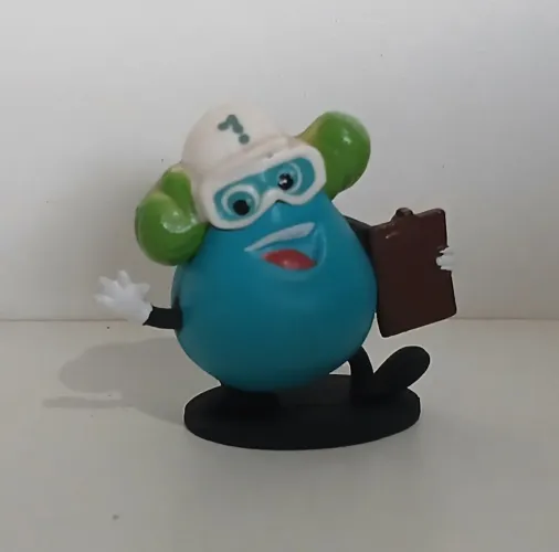 BONECO MINIATURA ESQUECEDORA PAULA DIVERTIDA MENTE ORIGINAL PIXAR