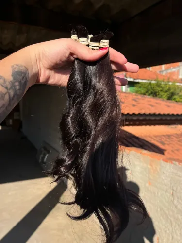 Cabelo humano natural