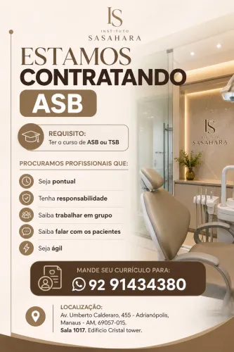 Vaga Aberta para ASB ou TSB