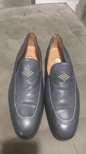 Sapato San Marino Couro Cinza - 42