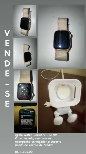 Apple Watch Séries 9 - 41mm