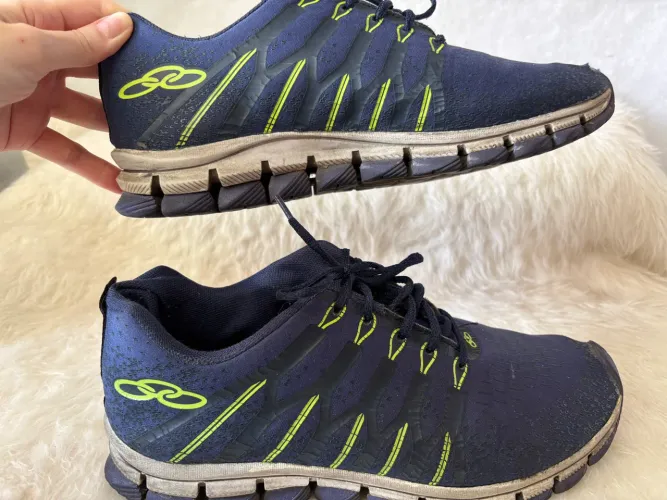 Tênis Usado Masculino Azul e Verde Sapato