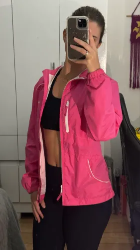 Corta vento Columbia Rosa