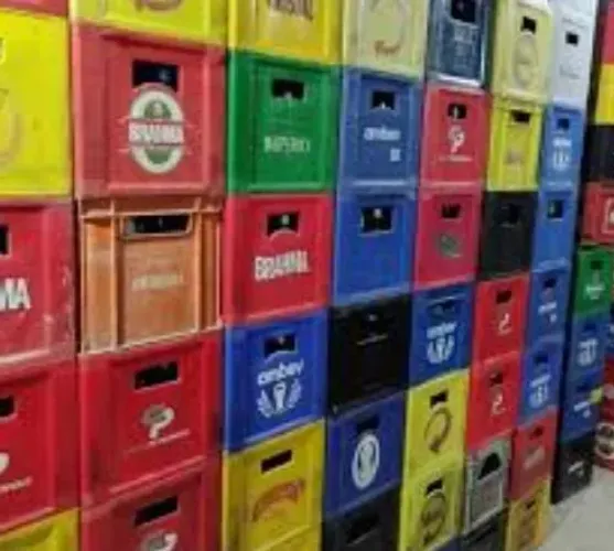 Garrafas de vidro 600 ml usadas