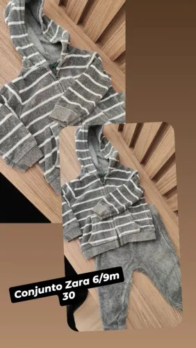 Conjunto Zara 6/9 meses