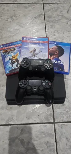 Ps4 slim semi novo extra feito limpeza e a troca da pasta térmica console impecável 