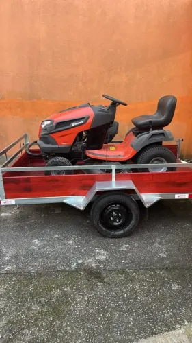 Reboque carga fazendinha carga Tratozinho cortador de grama   