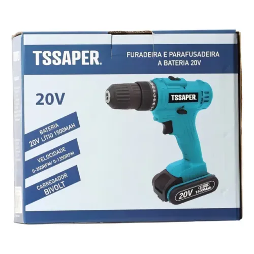 Parafusadeira e Furadeira sem fio a Bateria 20v - TPA20 TSSAPER