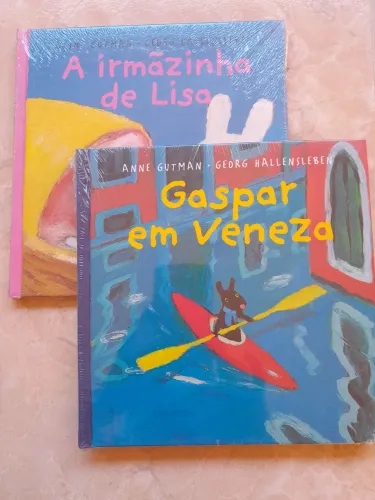 Livros Anne Gutman Cosac Naify - Gaspar em Veneza + A Irmãzinha de Lisa - Lacrados
