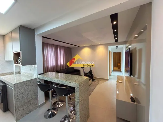Apartamento para aluguel, 2 quartos, 2 vagas, Santa Rosa - Divinópolis/MG