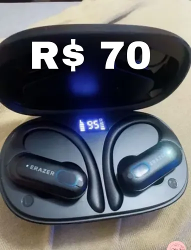 Fone bluetooth Erazer R$ 70
