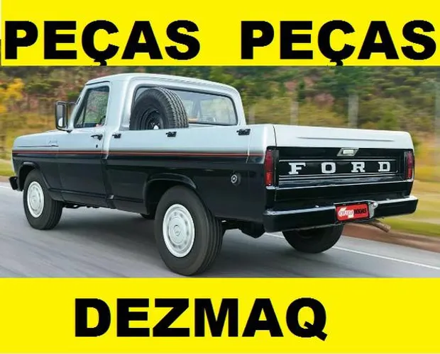 Kit Freio a Disco Dianteiro F1000 F-1000 F100 F-100 Original completo freio a disco f1000