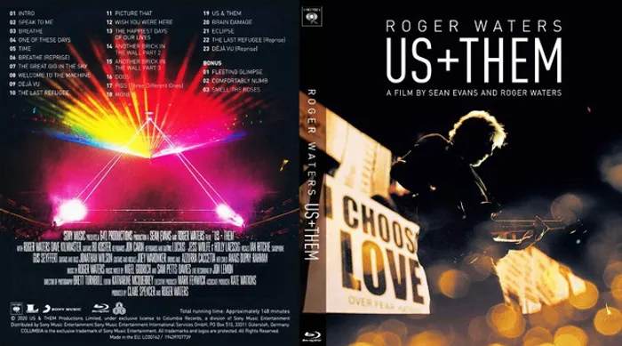 Blu ray Roger Waters - Us + Them (Autorado)