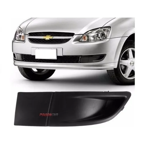 Moldura Grade Parachoque corsa classic Sem Furo para Farol de Milha valor unidade