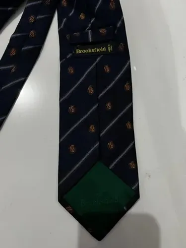 Gravata: Brooksfield _ Azul - Made in Italy 