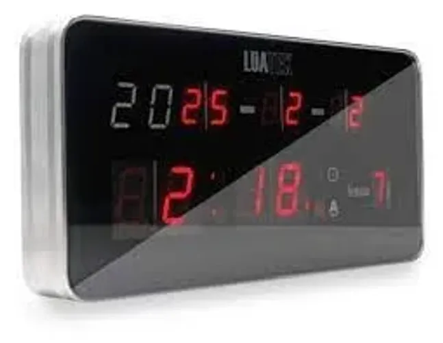 (NOVO) Relógio Digital de Parede Luatek LK-1019