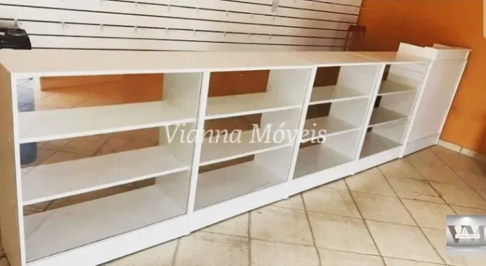 Balcão Caixa + 4 Balcões Vitrine - NOVO