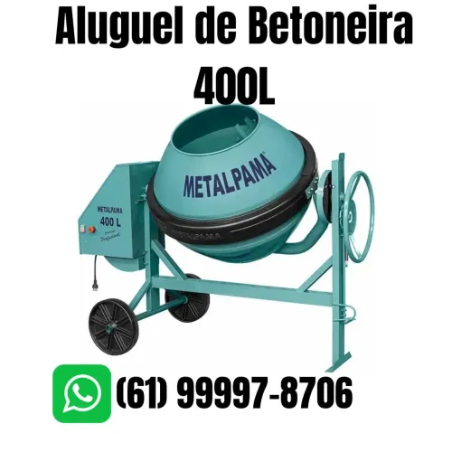 Betoneira 400L - entrega rápida