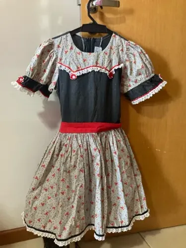 Vestido de festa junina infantil