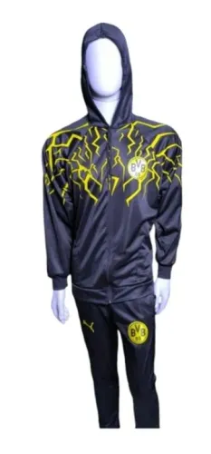 Conjunto Agasalho Adulto Europeu Borussia Real Barcelona Manchester 
