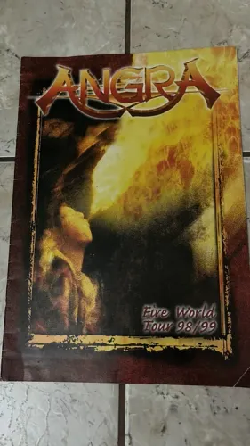 Tour Book Original Angra Fire World Tour 98/99