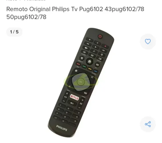 Controle remoto original Philips 