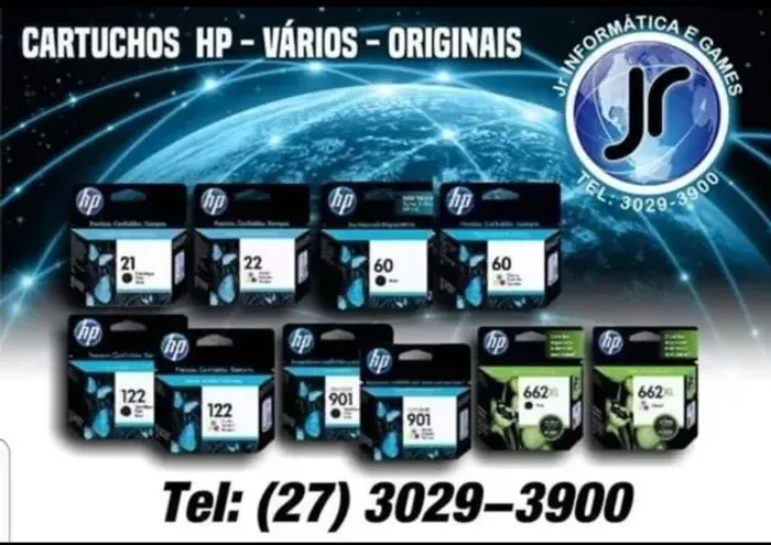 Cartuchos originais Hp Epson