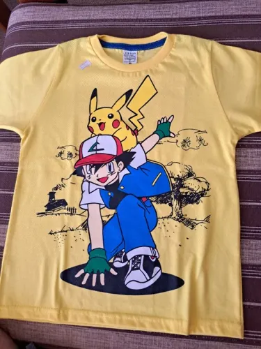 Camiseta infantil pokemon tamanho 6
