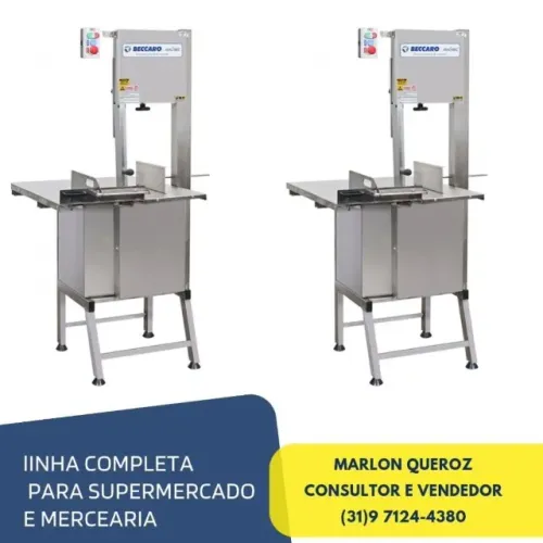 Serra Fita Beccaro Inox com Pé