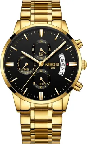 Relógio Nibosi Dourado 2508