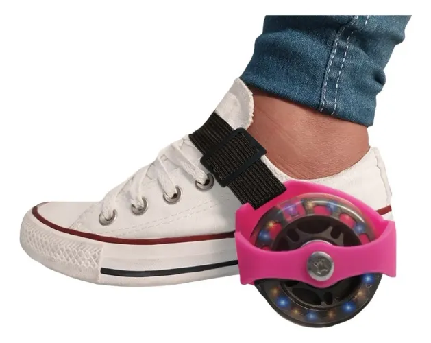 Patins Adaptado para Tênis com Rodas de LED