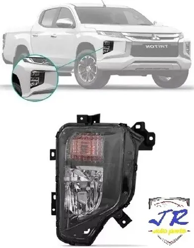 Par Farol de Milha L200 Triton 2020 2021 2022 2023 Auxiliar Neblina