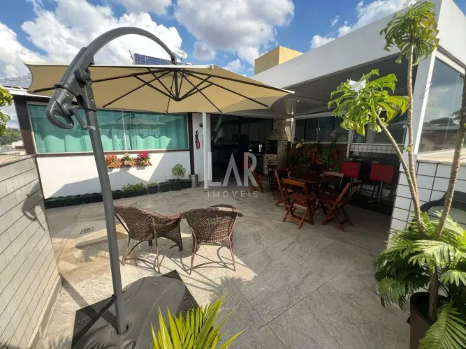 Cobertura à venda, 3 quartos, 1 suíte, 2 vagas, Santa Rosa - Belo Horizonte/MG