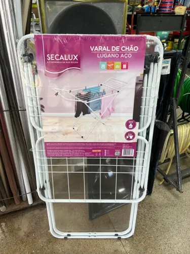 Varal de Chão Lugano Aço Secalux
